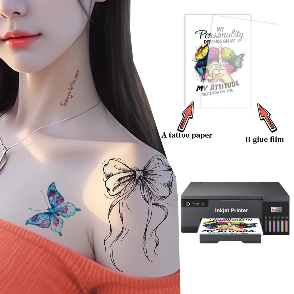 Ink Blotter Paper - A4-formaat voor laser- en inkjetprinter Afdrukbare